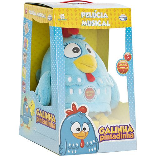 Pelúcia Galinha Pintadinha - Multibrink